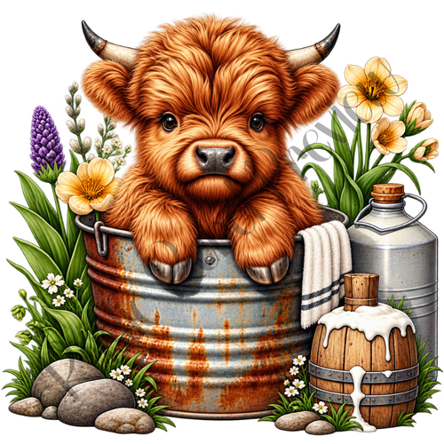 Highland in the Bucket