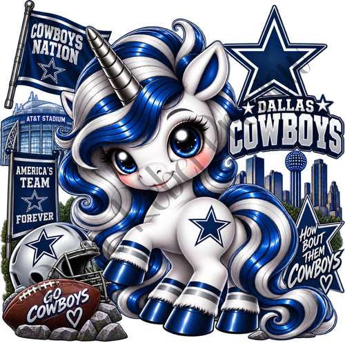 Dallas Cowboys Unicorn