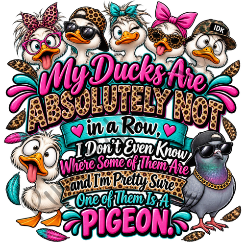 "My Ducks Are Absolutely"