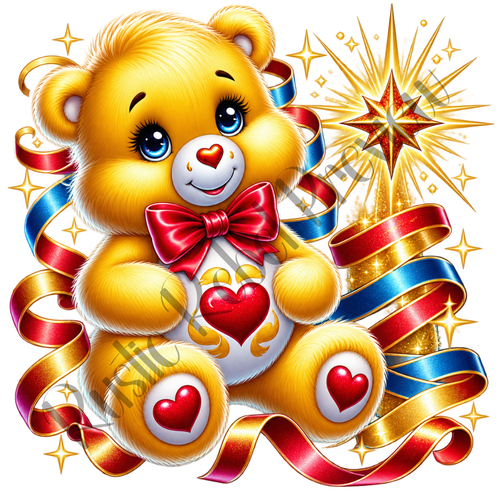 Yellow Christmas Bear