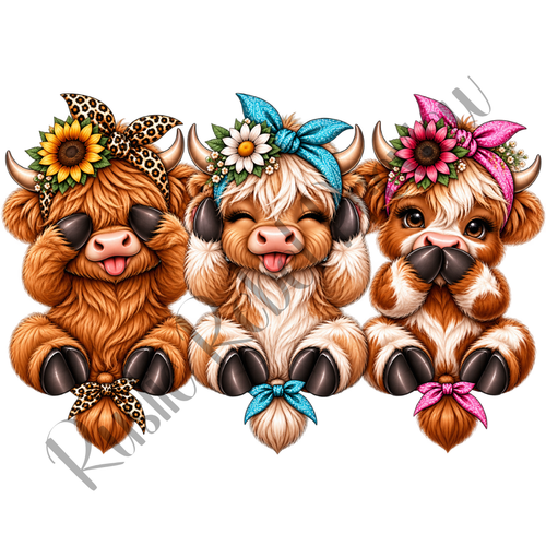 Cow Hear, See, Speak No Evil