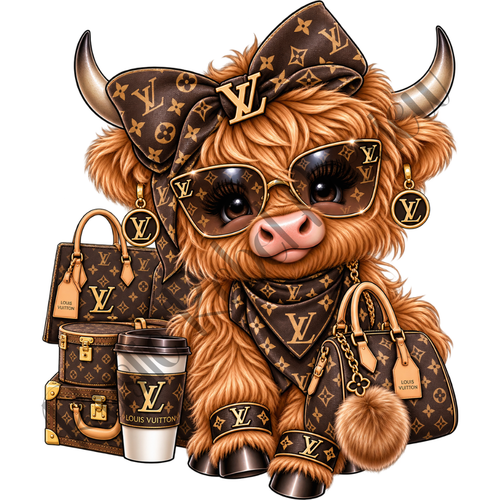 Highland Wearing Louis Vuitton