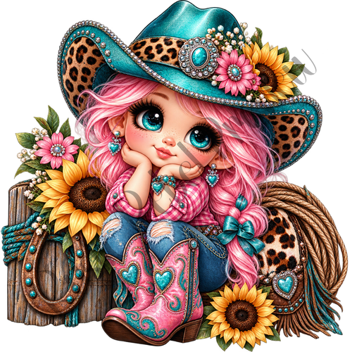 Pink Haired Cowgirl