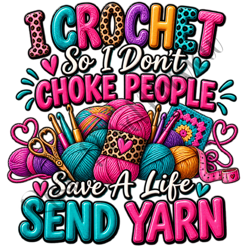 "Save A Life, Send Yarn"