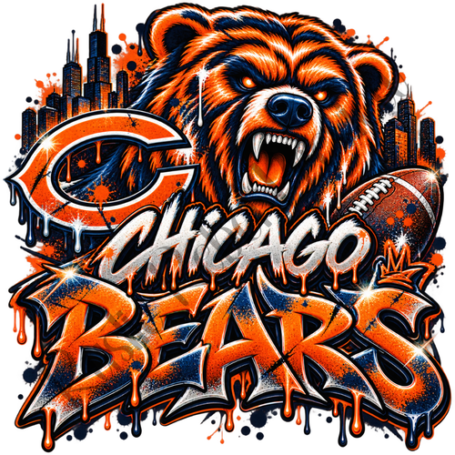 Chicago Bears Graffiti