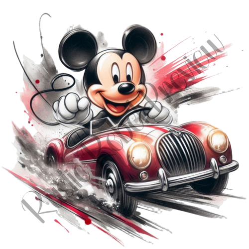 Racing Mickey Mouse