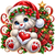 White Christmas Bear