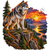 Sunset Wolf