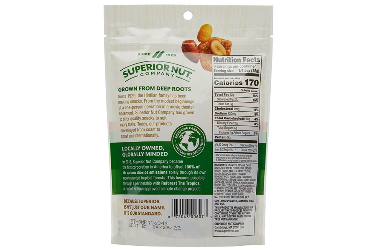 Fisher Sweet Nut Mix - Resealable Bag - Honey Roasted Peanut, Raisin,  Walnut, Cashew, Dried Cranberries - 1 Serving Bag - 4 oz - 6 / Carton -  Kopy Kat Office