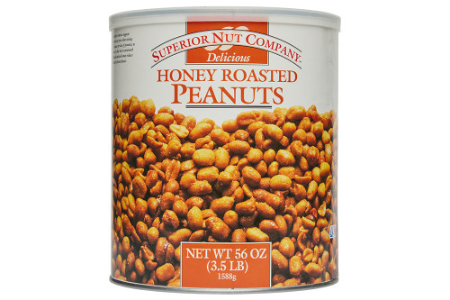 Superior Nut Company Honey Roasted Peanuts XL Cans