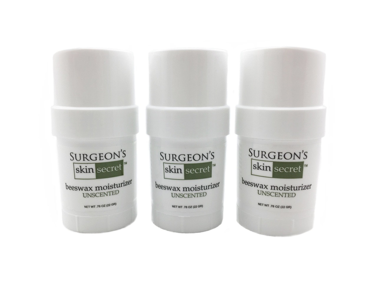 Surgeon's Skin Secret™ Beeswax Moisturizer .78oz. Twist-up Stick