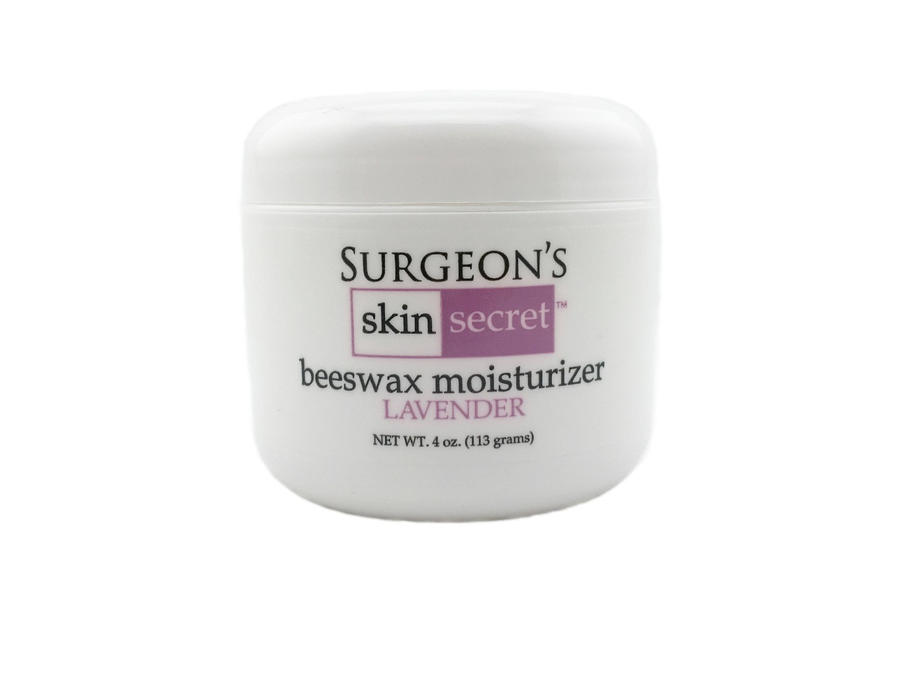 Surgeon's Skin Secret™ Beeswax Moisturizer 4oz. Jar - Lavender