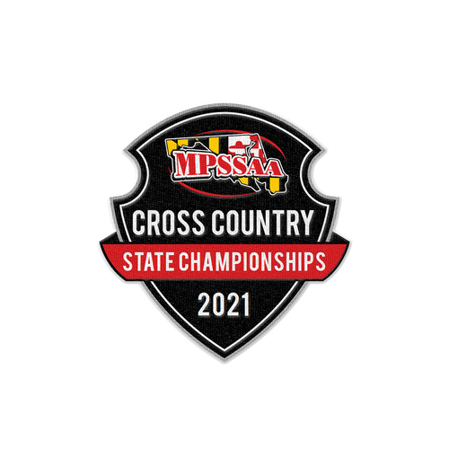 2021 MPSSAA Cross Country State Championships Patch