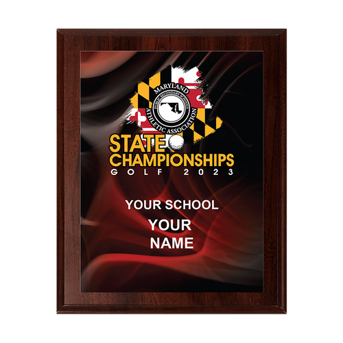 2023 MPSSAA Golf State Championships 8x10 Plaque