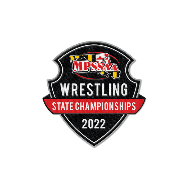 2022 MPSSAA Wrestling State Championships Patch