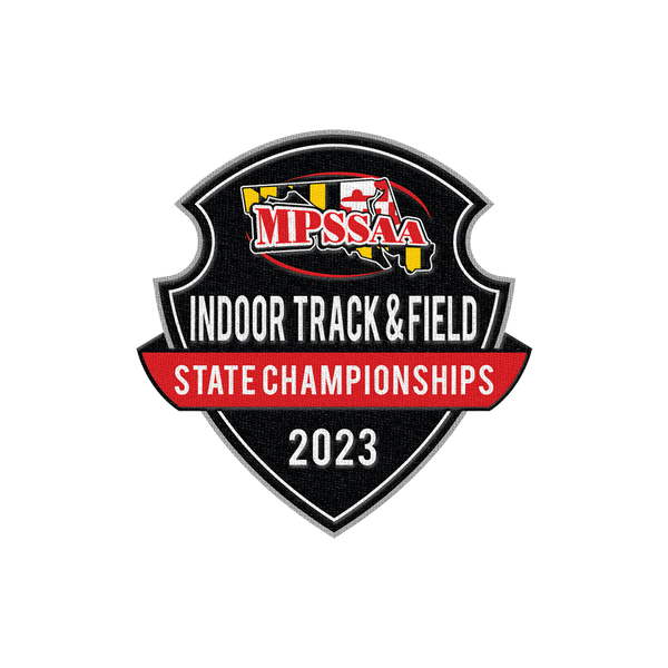 2023 MPSSAA Indoor Track & Field State Championships Patch
