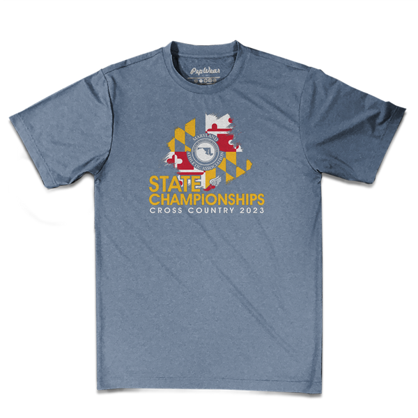 2023 MPSSAA Cross Country State Championship Performance T-Shirt