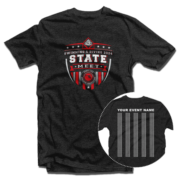 2024 MPSSAA Swimming & Diving State Meet T-Shirt