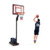 Basketball Hoop with 5-10 Feet Adjustable Height for Indoor Outdoor - Color: Black D681-SP37908