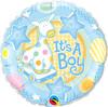 New Baby Its a Boy Soft Giraffe - Helium Filled Balloons - Balloon Delivery by Everyday Flower.com
