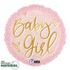 Baby Girl Script Balloon