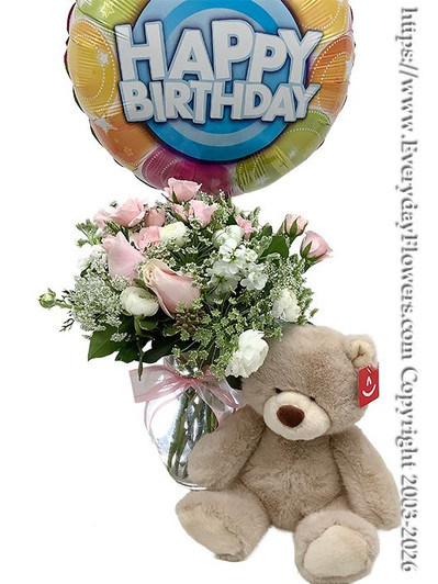 Pink Birthday Bouquet
