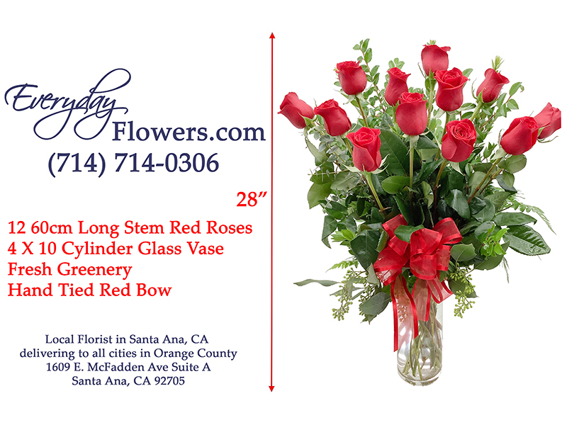 Dozen Red Roses For Valentines Day
