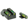LiteWave H3 Tritium/Litepipe Night Sights| Fits 1911s| Green Front and Rear