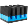 Foam Pistol Cradle| Blue Foam| Holds Up To 4 Pistols