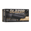 CCI Blazer | 40 S&W | 180Gr | Total Metal Jacket | 50 Rds/bx | Handgun Ammo