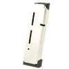 Wilson Combat Elite Tactical 1911 MAX Spring .45 ACP 8rd Pistol Magazine - Silver - Image 2