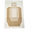 Action Target IPSC Paper Target with Visible Scoring Zones Target