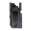 BlackPoint Tactical Slick Duty Light Holster with Ejection Port Lock Black Outside Waistband Holster for GLOCK 17 with Light - Image 2