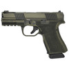 Black Rain Ordnance Frontline + 9mm 4in 15rd Semi-Auto Pistol Green