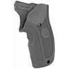 Crimson Trace Corporation Lasergrips Black LaserGrip for Ruger LCR Red