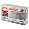 Winchester Ammunition Super-X 243 Winchester 80gr Jacketed Soft Point Rifle Ammo - 20rd Box - Image 3