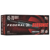 Federal American Eagle 45-70 Government 300gr Solid Base Rifle Ammo - 20rd Box Subso Tsp 20/200
