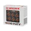 G2 Research Civic Duty 40 S&W 122gr Copper Handgun Ammo - 20rd Box - Image 3