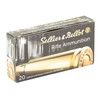 Sellier & Bellot Rifle 22 Hornet 45gr Soft Point Rifle Ammo - 20rd Box - Image 2