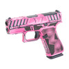 Glock 43X MOS 9mm Pistol - 3.41in, 10rd, Pink Anime Cerakote by Shark Coast Tactical, Optic Ready - View 3