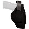 Uncle Mike's Ambidextrous Hip Holster with Mag Pouch - Size 15, Large Auto 4.5in, Black Kodra Nylon