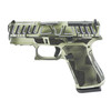 Glock 43X MOS 9mm 3.41in 10rd Semi-Auto Pistol Ported Barrel Olive Drab Green Anime Cerakote - View 1