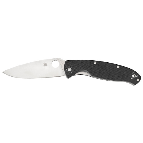 Buy Spyderco Resilience Black G10 Plain Folding Knife at the best prices only on utfirearms.com