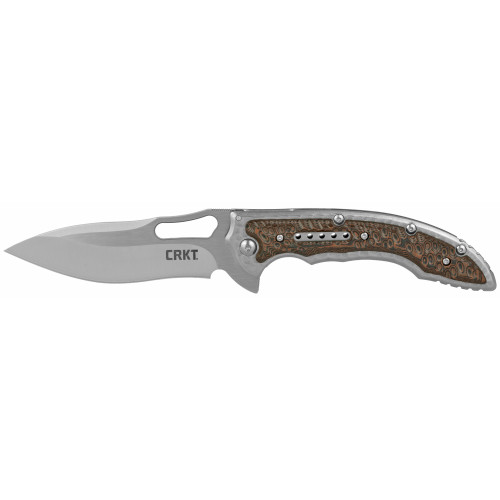 Buy Columbia River Knife & Tool (CRKT) Fossil 3.96" Plain Edge Folding Knife at the best prices only on utfirearms.com