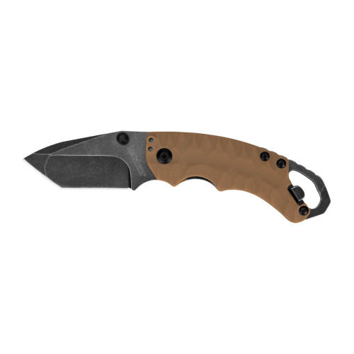 Buy Kershaw Shuffle II 2.25" Plain Tan Blackwash Folding Knife at the best prices only on utfirearms.com