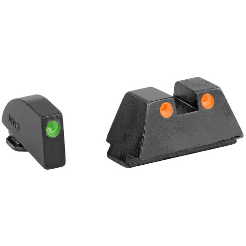 Buy Meprolight Tru-Dot Suppressor Night Sight for Glock Pistols, Green/Orange Front Outline at the best prices only on utfirearms.com