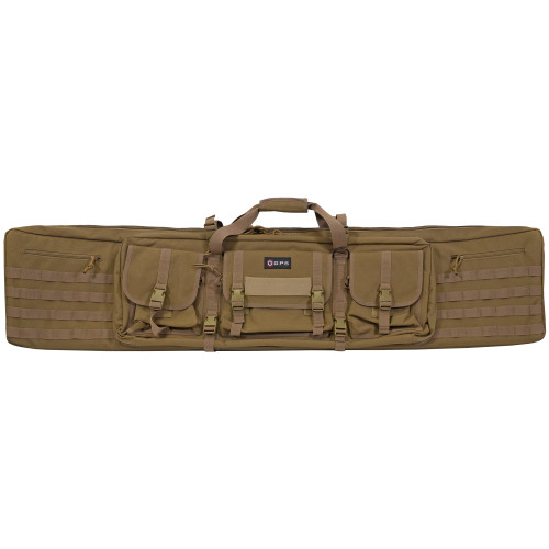 Buy G.P.S. Double Rifle Case - 55" - Flat Dark Earth - Rifle Case at the best prices only on utfirearms.com