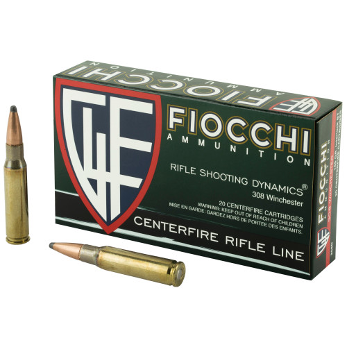 Buy Fiocchi Rifle | 308 Winchester | 165Gr | InterLock | Rifle ammo at the best prices only on utfirearms.com