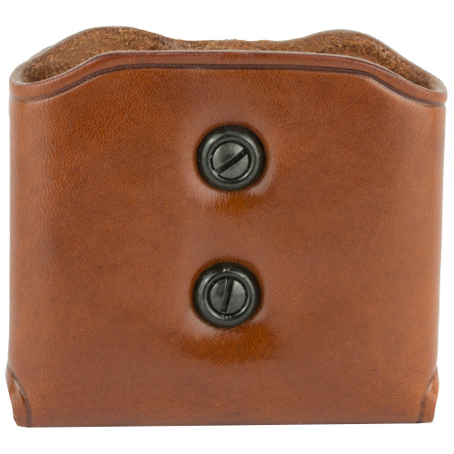 DMC Pouch| Fits Single Stack Magazines 45ACP| Ambidextrous| Tan Leather