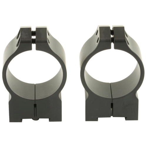 Permanent Attached Fixed Ring Set| Fits Tikka Grooved Receiver| 30mm Medium| Matte Finish